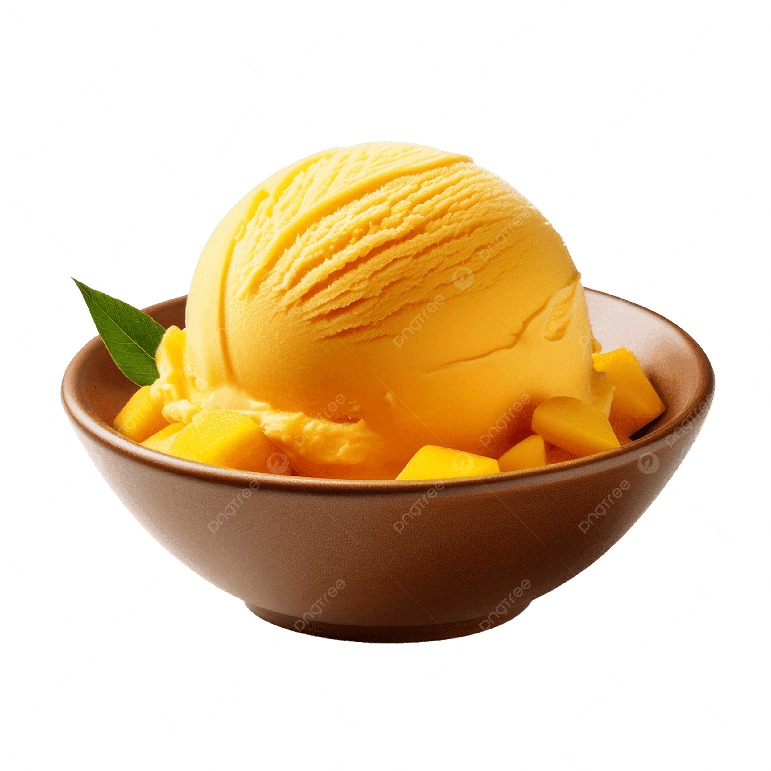 Mango ice cream(1 Scoop)